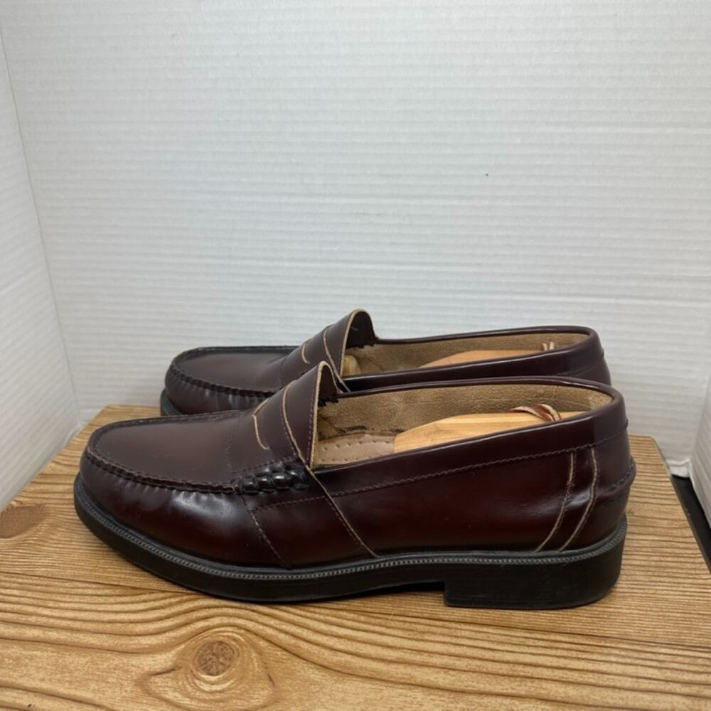 Nunn Bush Dress Shoes Men's 11M Lincoln Penny Loafers Leather 85538-05 Burgundy